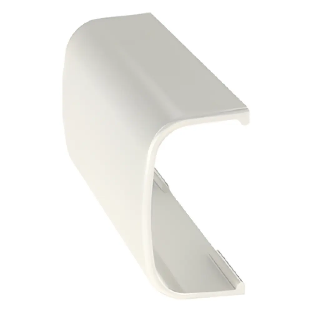 Unión Recta para Canaleta / Diseño Bisagra Monopieza / ABS UL94V-0 / Blanco Mate / 180º / 0 a 50ºC