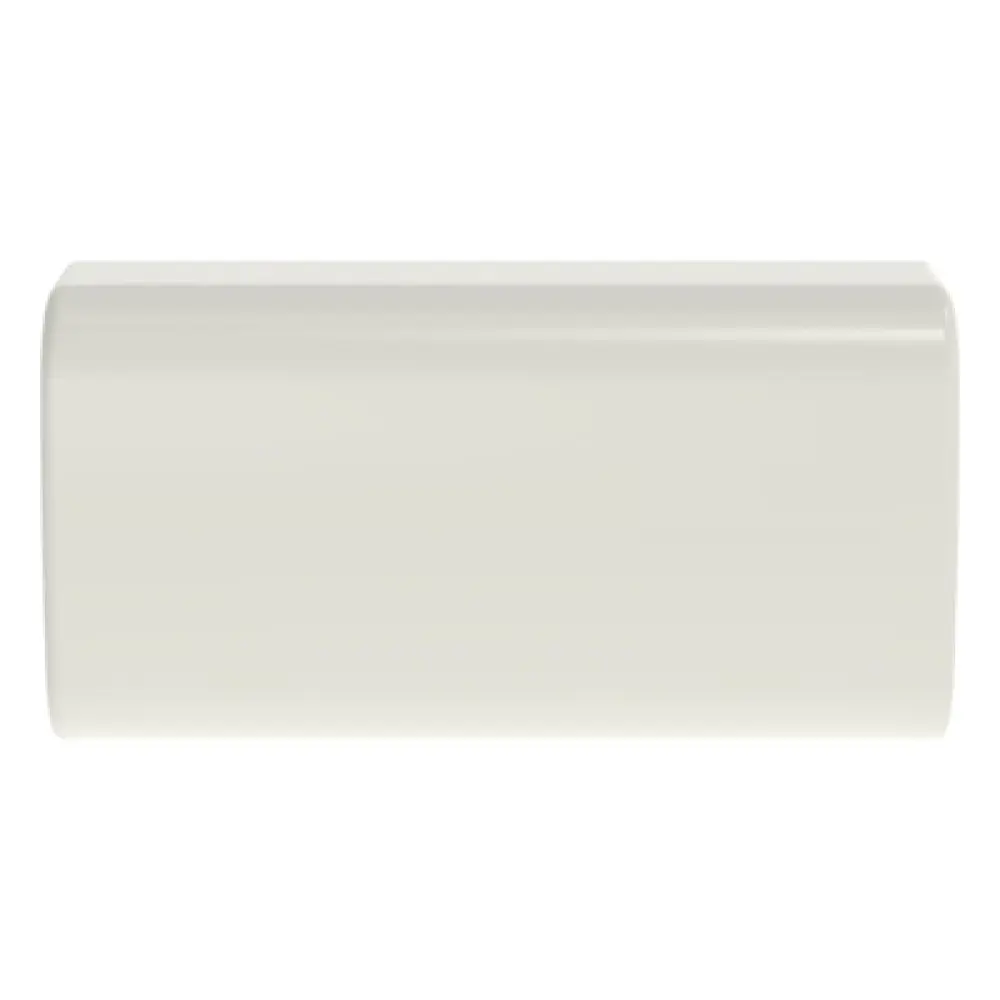 Unión Recta para Canaleta / Diseño Bisagra Monopieza / ABS UL94V-0 / Blanco Mate / 180º / 0 a 50ºC