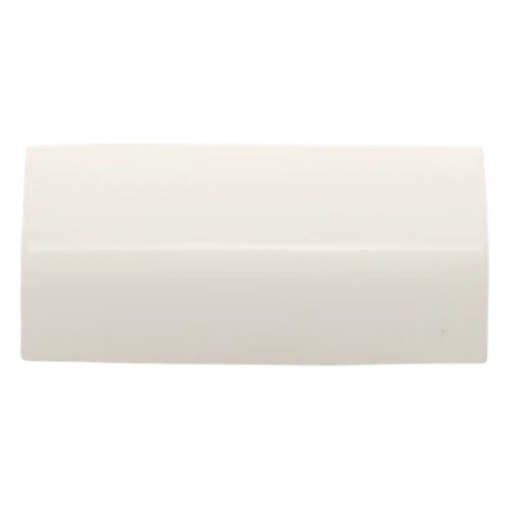 Unión Recta para Canaleta / Diseño Bisagra Monopieza / ABS UL94V-0 / Blanco Mate / 180º / 0 a 50ºC