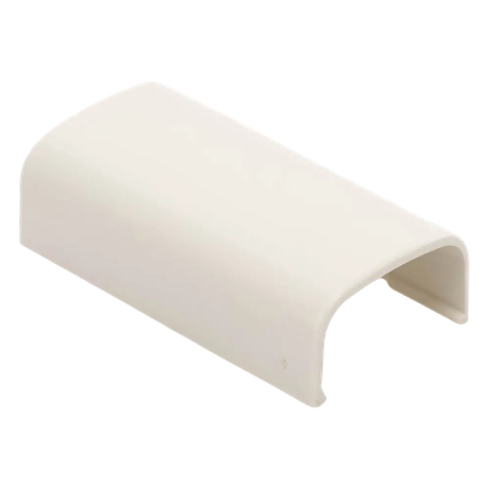 Unión Recta para Canaleta / Diseño Bisagra Monopieza / ABS UL94V-0 / Blanco Mate / 180º / 0 a 50ºC