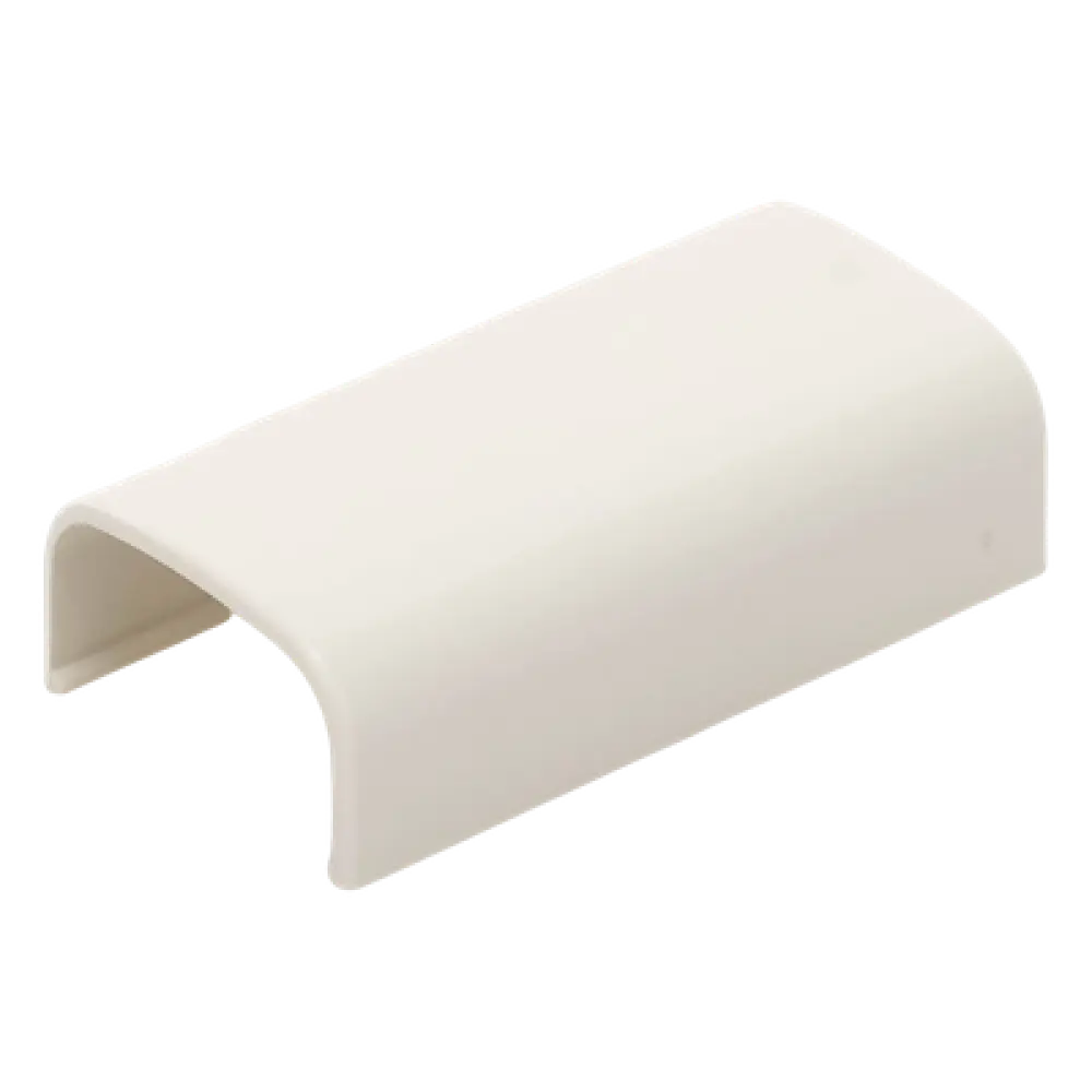 Unión Recta para Canaleta / Diseño Bisagra Monopieza / ABS UL94V-0 / Blanco Mate / 180º / 0 a 50ºC