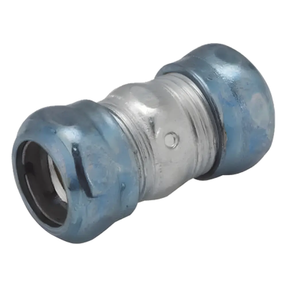 Conector de Compresión Hermético / Acero Galvanizado / Pared Delgada 1 1/2 in / Locaciones Húmedas / 2.31 in (58.67 mm) Alto