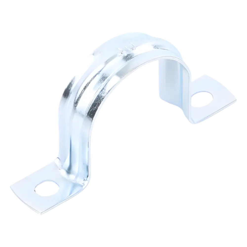 Abrazadera Omega / Conduit 1 1/4" (32 mm) / Acero 0.9-1.2 mm / Carga 30 kg / Cincado 5 micras