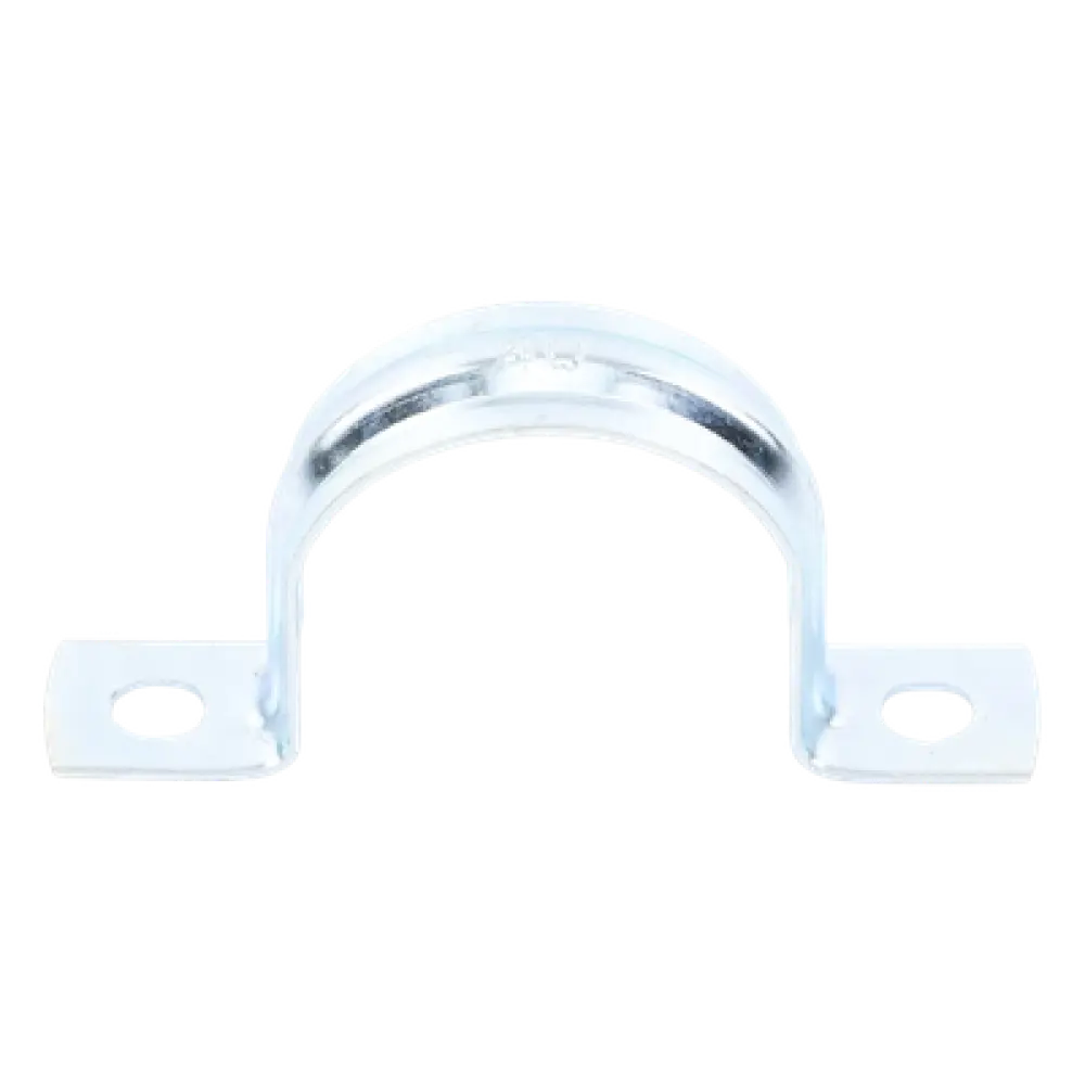 Abrazadera Omega / Conduit 1 1/4" (32 mm) / Acero 0.9-1.2 mm / Carga 30 kg / Cincado 5 micras