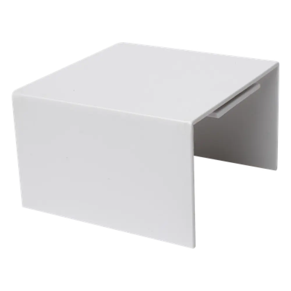 Pieza de Unión para Canaleta / PVC Autoextinguible / Color Blanco / Longitud 2.5 m (8.2 ft) / Resistente a UV y Humedad / -5°C a +65°C