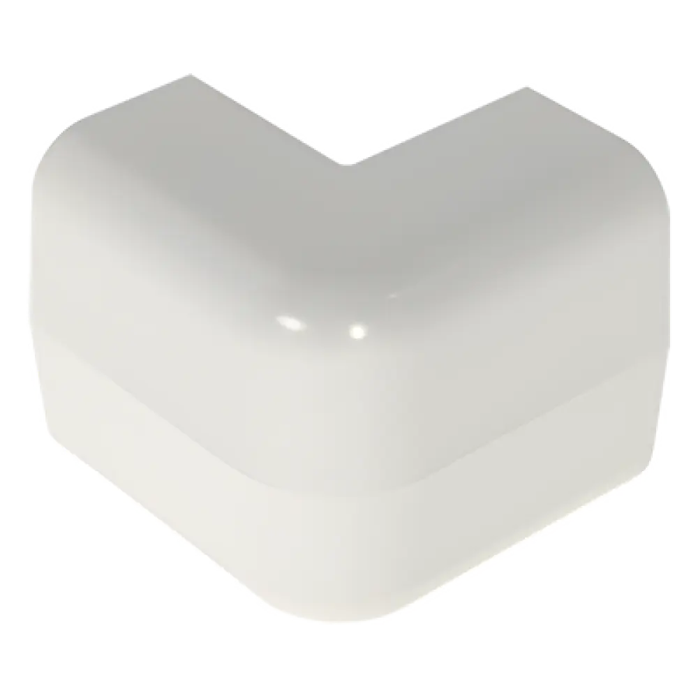 Esquinero Exterior / ABS / UL94V-0 FT4 / 90° / 0 a 50°C / Blanco Mate