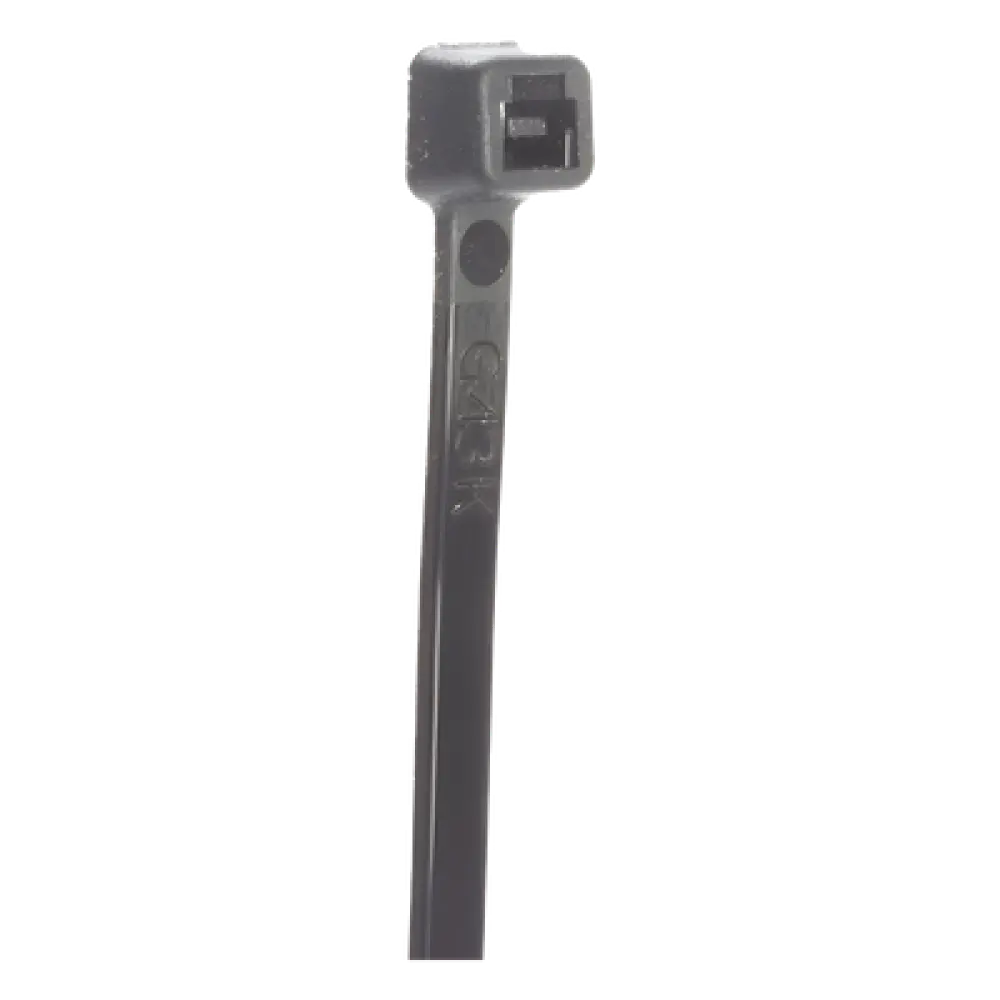 Brida de Nylon / 370 mm (14.57 in) / 4.8 mm Ancho / Tensión 50 lb (222 N) / Resistente a UV / Exterior -40°C a 85°C