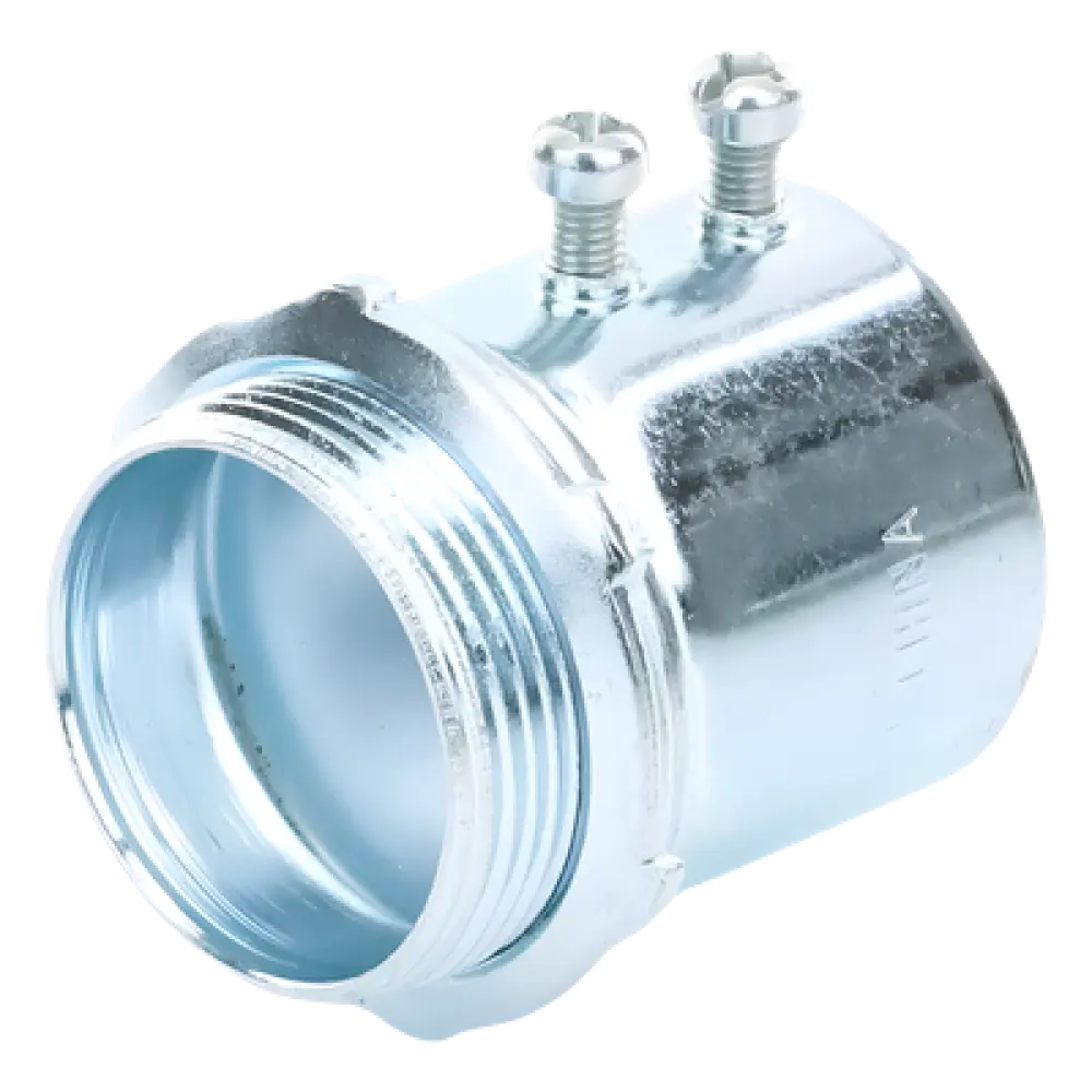 Conector para Pared Delgada / Tornillo de Fijación / Acero / 1 1/2 in / Altura 2.5 in (63.5 mm)