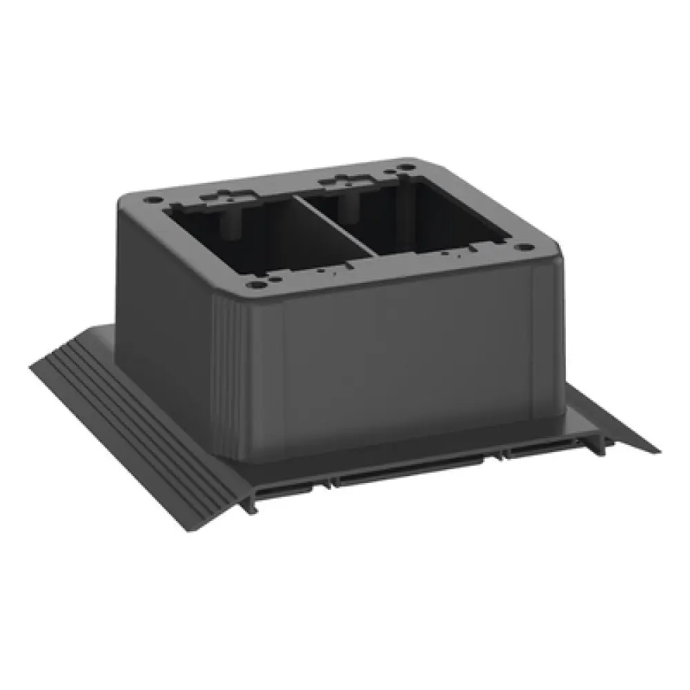 Caja de Conexión de Piso / 4 Vías / Carga 907 kg / PVC Rígido / ADA / 165.1x176.1x69.7 mm