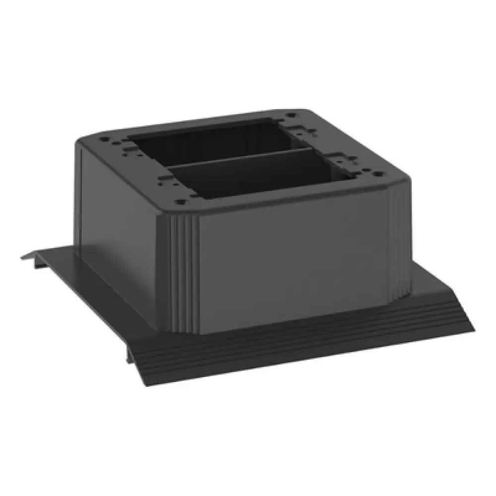 Caja de Conexión de Piso / 4 Vías / Carga 907 kg / PVC Rígido / ADA / 165.1x176.1x69.7 mm