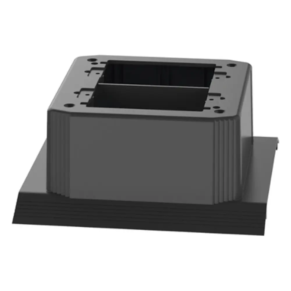 Caja de Conexión de Piso / 4 Vías / Carga 907 kg / PVC Rígido / ADA / 165.1x176.1x69.7 mm