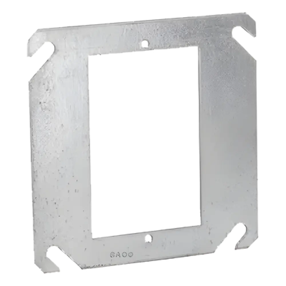 Sobretapa Plana / 4 in x 4 in / Acero Galvanizado / UL Listed / Resistente al Fuego