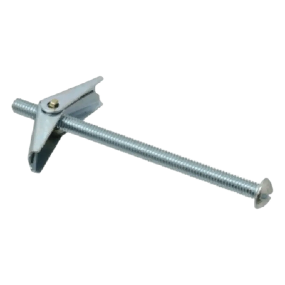 Sujetador Mariposa / Tornillo 1/8" (3 mm) / Bronca 3/8" (10 mm) / Largo 2" (51 mm) / Carga 12 kg en Tablaroca