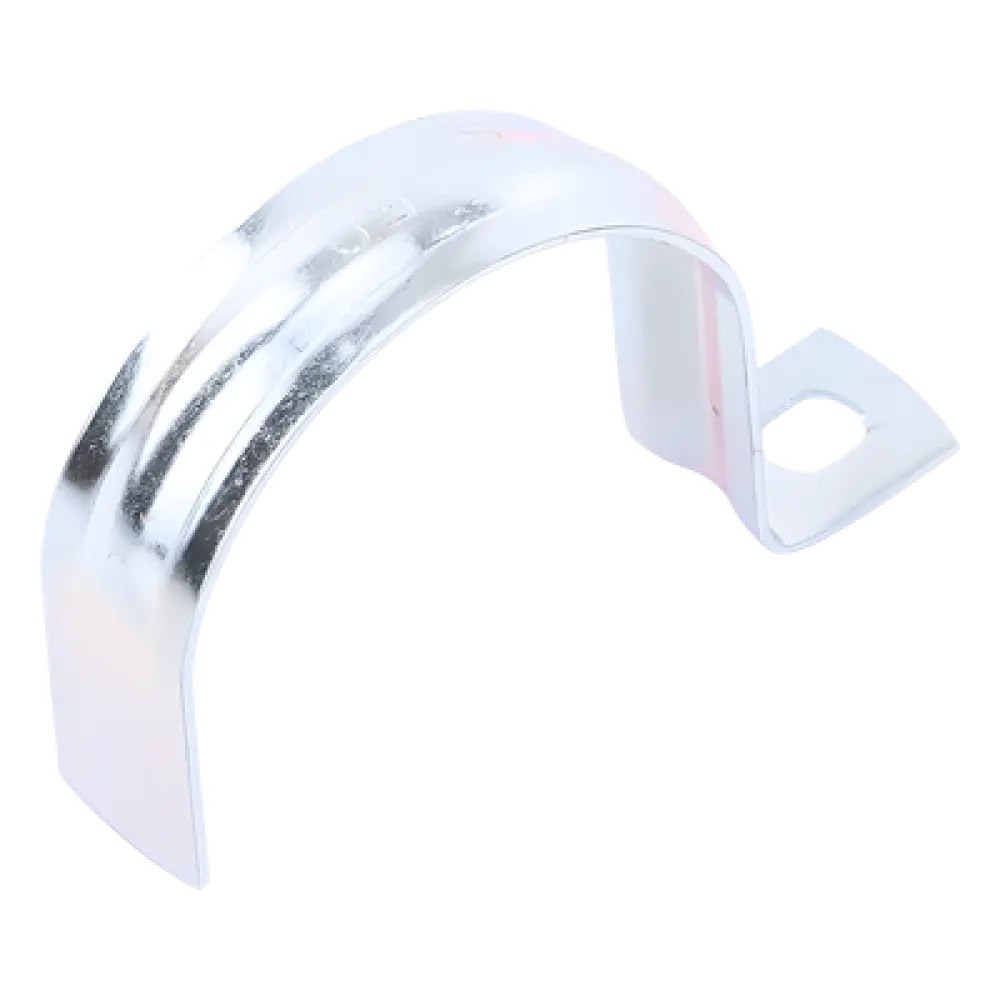 Abrazadera Tipo Uña / 1 1/2" (38.1 mm) / Acero 0.9-1.2 mm / Cincado 5 Micras / Conduit Plástico y Acero