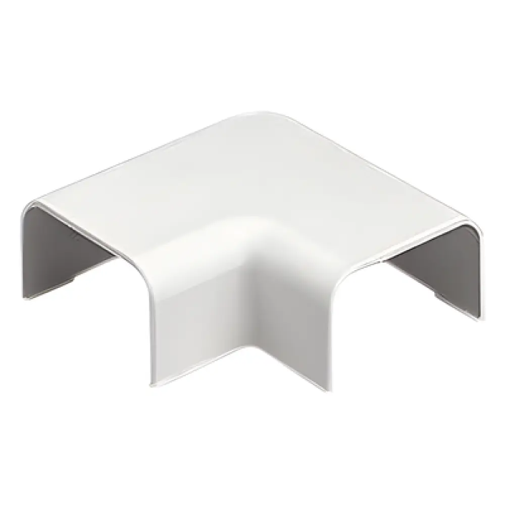Conexión en Ángulo Recto / 90° para Canaleta LD3 / ABS / Blanco Mate / UL94V-0 / FT4