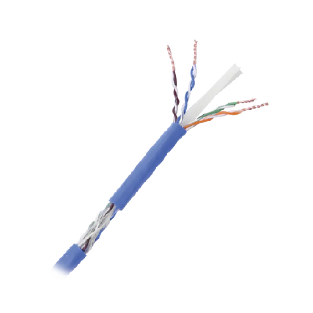 Bobina de Cable Cat6+ / 152.5 m (500 ft) / Calibre 23 / 250 MHz / UL / Uso Interior