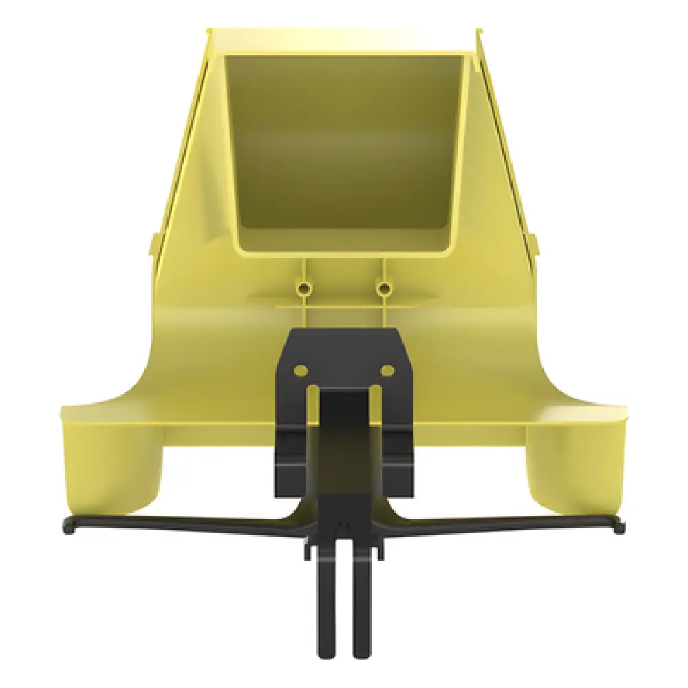 Bajada para Canaleta de Enrutamiento de Fibra / Compatible 4x4, 6x4, 12x4, 24x4 / Reducción a 4x4 / Radio de Curvatura 50.8 mm / Color Amarillo