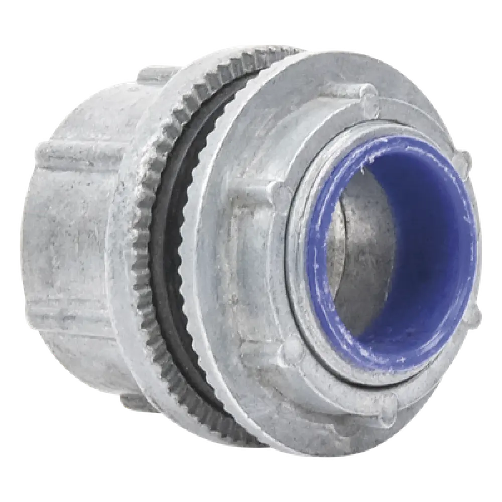 Conector Hub para Conduit / Pared Gruesa 1/2" (13 mm) / Hermeticidad NEMA 4 / IP66 / Continuidad de Tierra Estriada / UL 514B