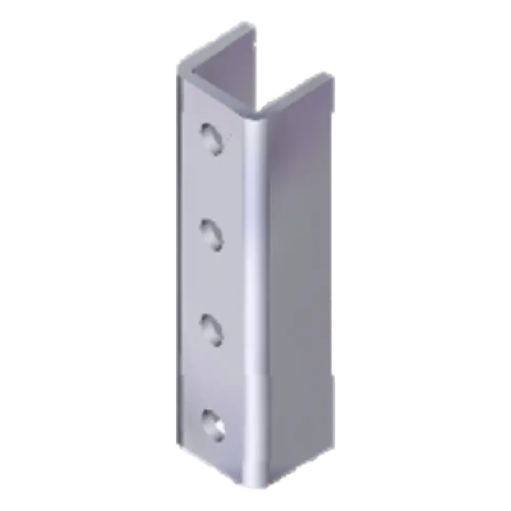 Cople para Unicanal / 4 Perforaciones / 4 x 4 cm / Acero Pregalvanizado / 1.57 x 1.57 pulg