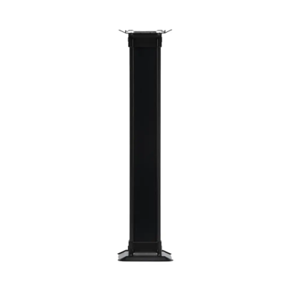 Accesorio de Conexión a Mesa / Canaleta de Piso 4 Vías / PVC Rígido / Carga 907 kg / Área 45.11 in² / ADA / Negro