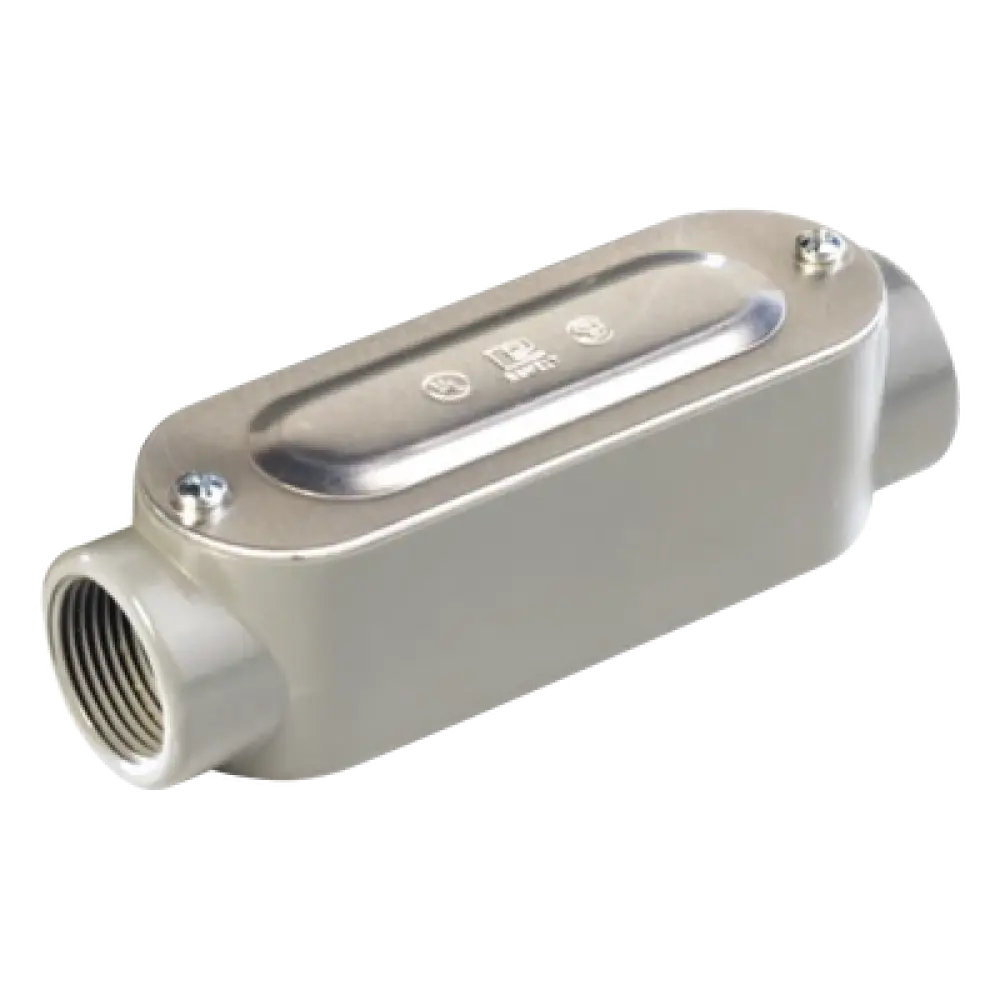 Caja de Conexión Ovalada / Tipo C / 1 1/4" (31.8 mm) / Aluminio Diecast / Hermética / UL 514A