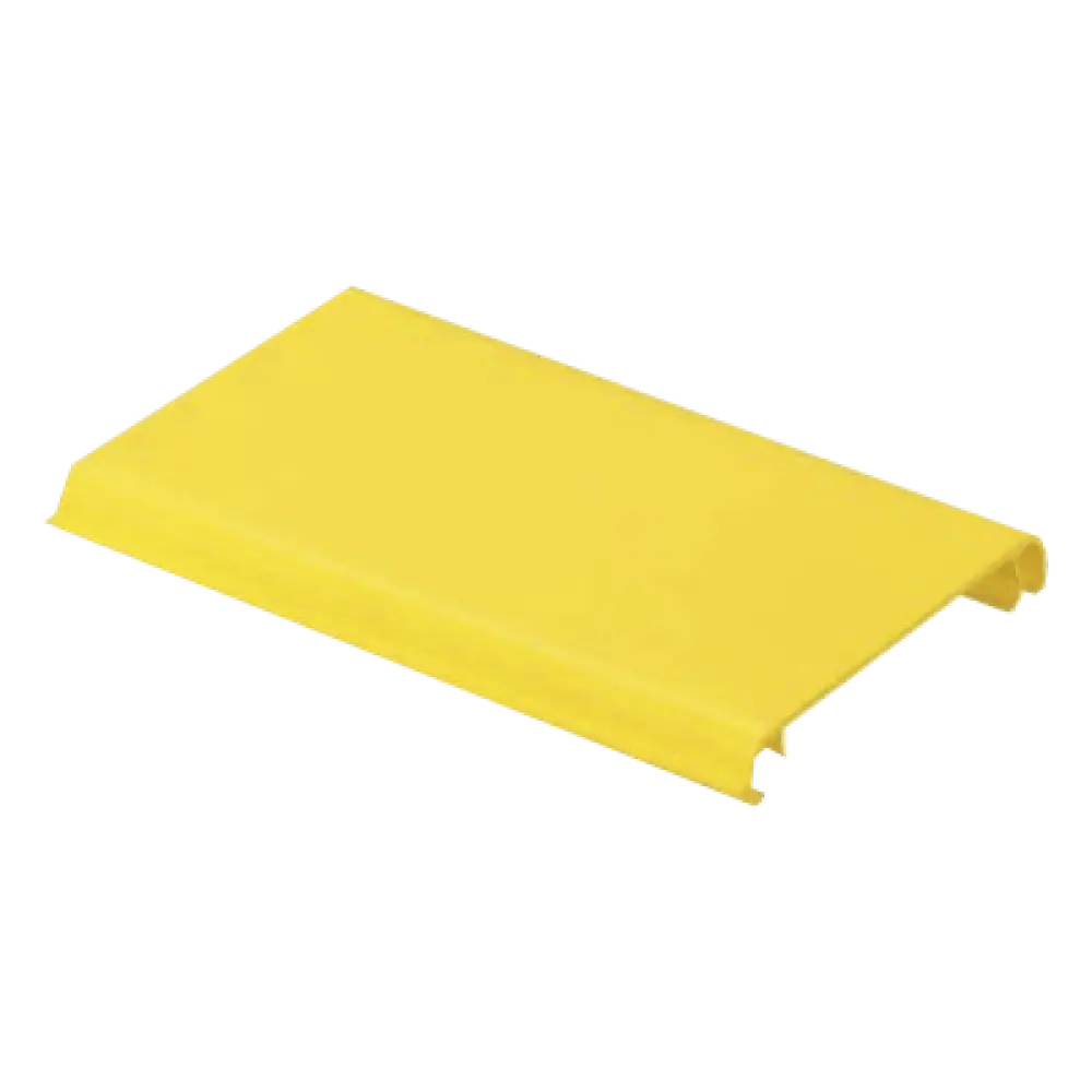 Tapa con Bisagra para Canaleta / Sistema 4x4 / PVC Rígido 94V-0 / Apertura 30° a 90° / 3 m (10 ft) / Amarillo
