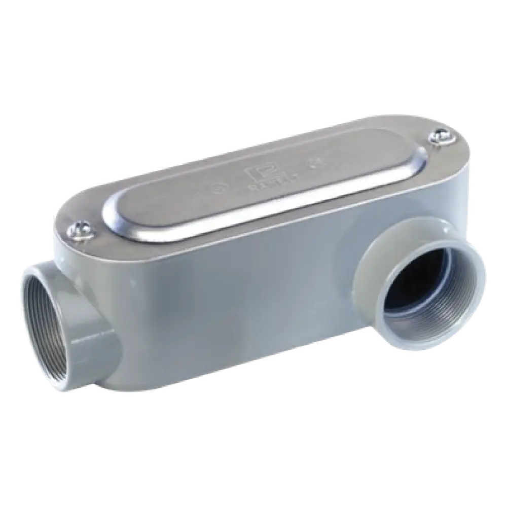 Caja de Registro Ovalada / 2" (50.8 mm) / Tipo LL / Aluminio Diecast / NPT / UL 514A / CSA