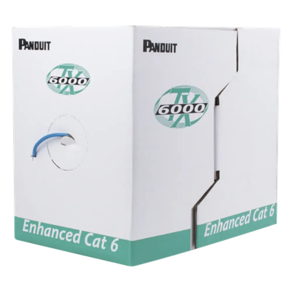 Cable UTP / Categoría 6 Mejorado / 305 m (1000 ft) / 23 AWG / PVC CM / 4 Pares / 250 MHz / PoE+