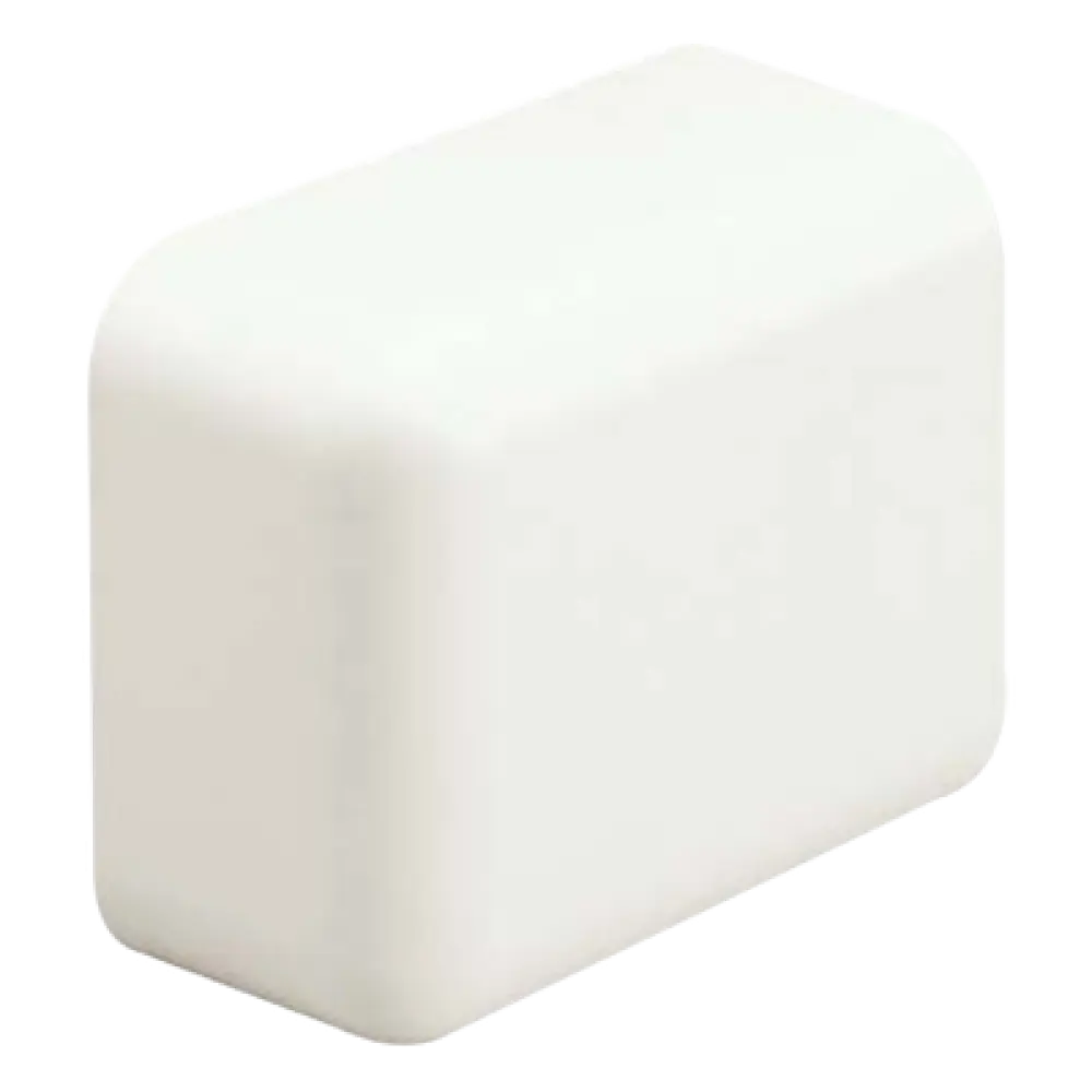 Tapa Final / ABS / UL94V-0 / 0 a 50°C / Blanco Mate / Canaleta LD10