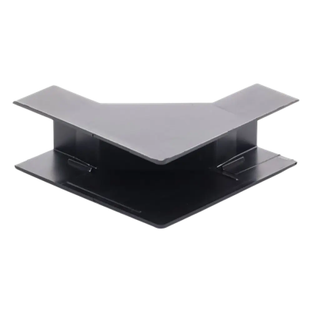 Esquinero Interior / PVC Autoxtinguible / Para Canaleta TMK-1720-N-CC / Color Negro