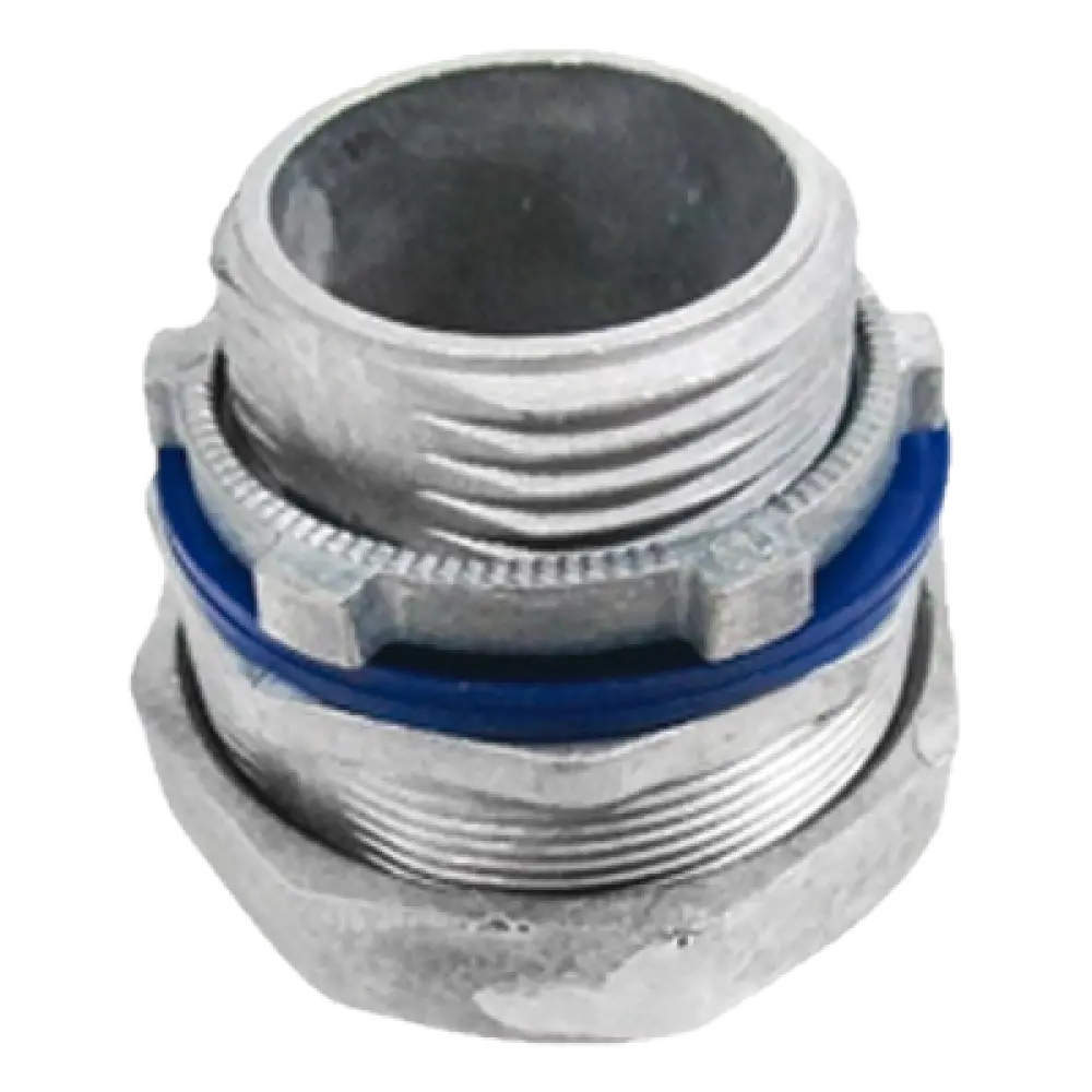 Conector Recto para Tubo Liquidtight / 3/8" (10 mm) / Diseño Compacto / Acabado Bruñido / NEMA FB-1 / UL 514B