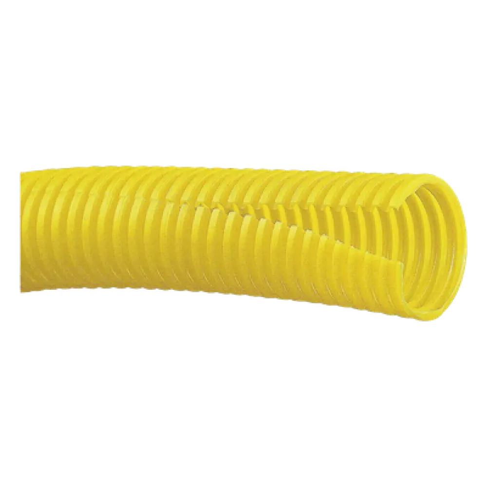 Tubo Corrugado Abierto / Polietileno / Diámetro Interno 39.1 mm / Longitud 152.4 m (500 ft) / Amarillo / UL 94 HB / RoHS