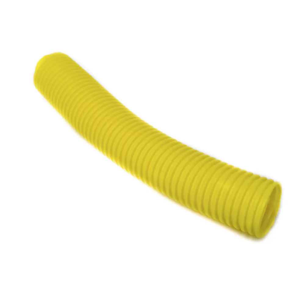 Tubo Corrugado Abierto / Polietileno / Diámetro Interno 39.1 mm / Longitud 152.4 m (500 ft) / Amarillo / UL 94 HB / RoHS