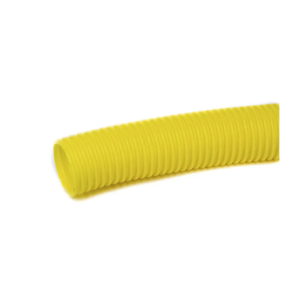 Tubo Corrugado Abierto / Polietileno / Diámetro Interno 39.1 mm / Longitud 152.4 m (500 ft) / Amarillo / UL 94 HB / RoHS