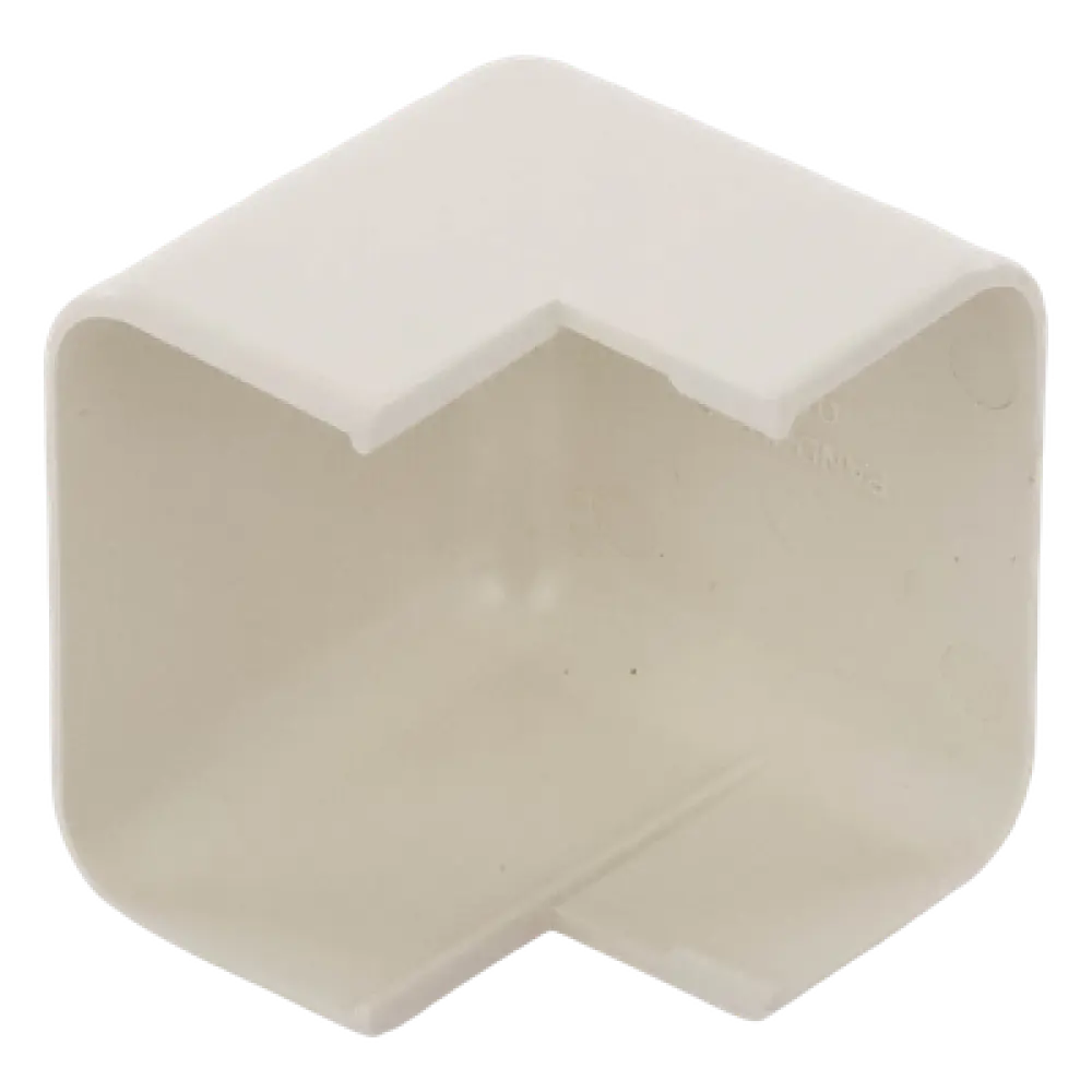 Esquinero exterior / Canaleta LD10 / ABS / Blanco Mate / UL94V-0 / FT4 / 0 a 50°C