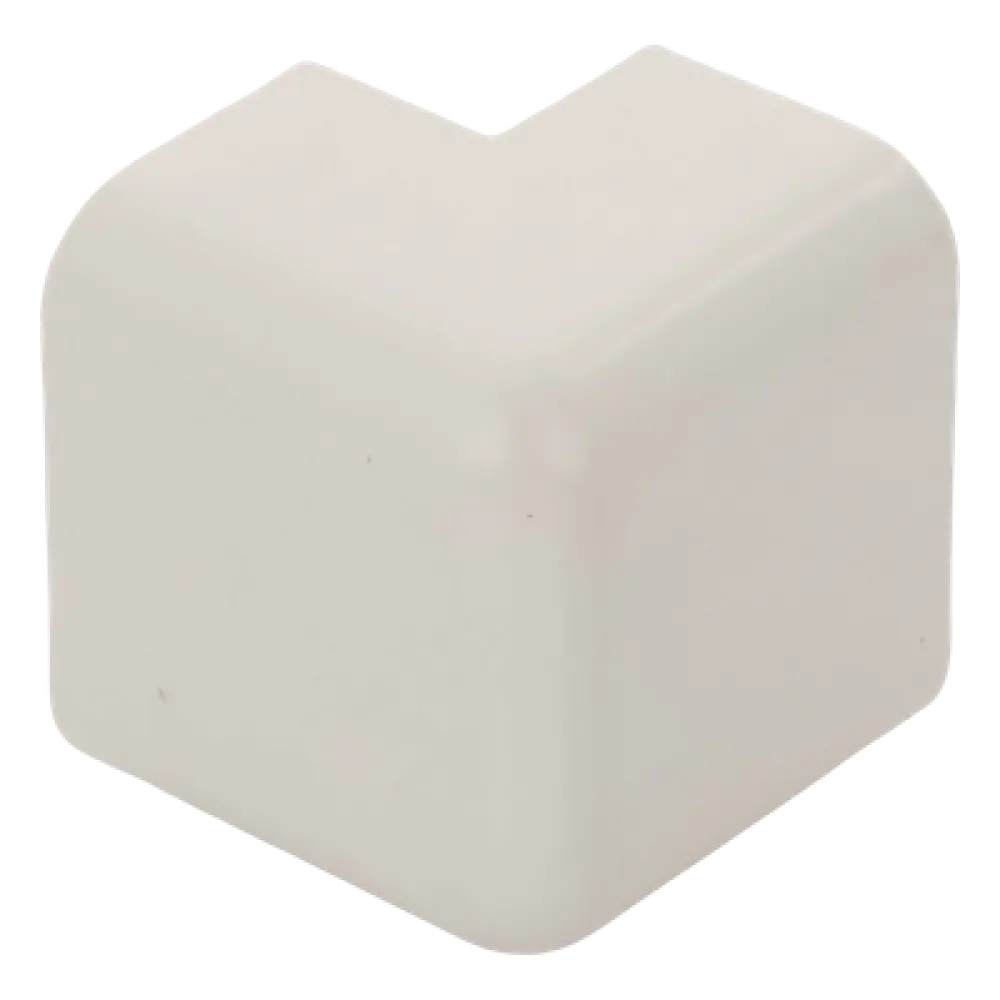 Esquinero exterior / Canaleta LD10 / ABS / Blanco Mate / UL94V-0 / FT4 / 0 a 50°C