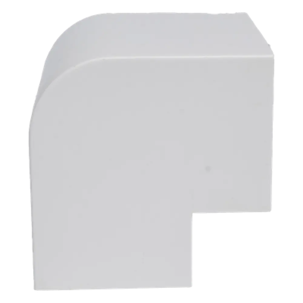 Esquinero Exterior / PVC Autoextinguible / Compatible Canaleta TMK-4577 / Resistente UV y Humedad / Color Blanco