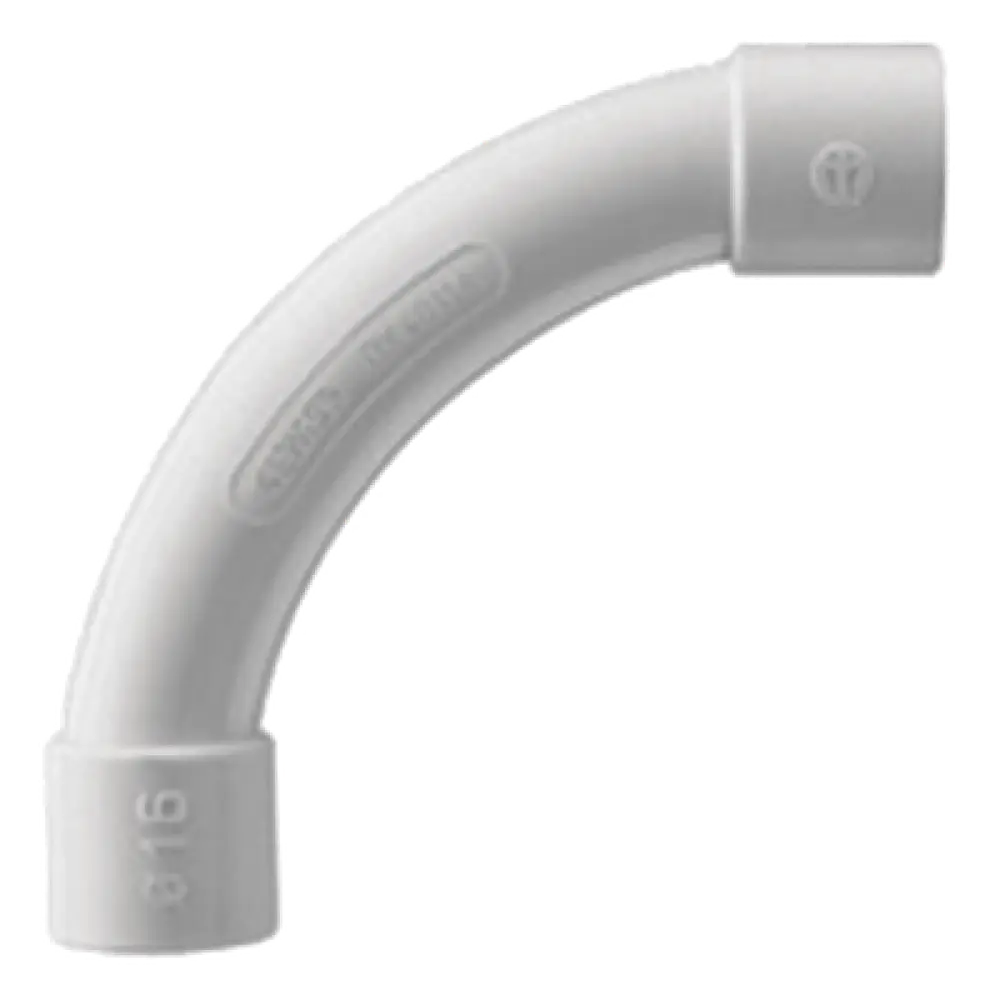 Curva para Tubería Rígida / 50 mm / PVC Auto-extinguible / Libre de Halógenos / Datos y Telecomunicaciones