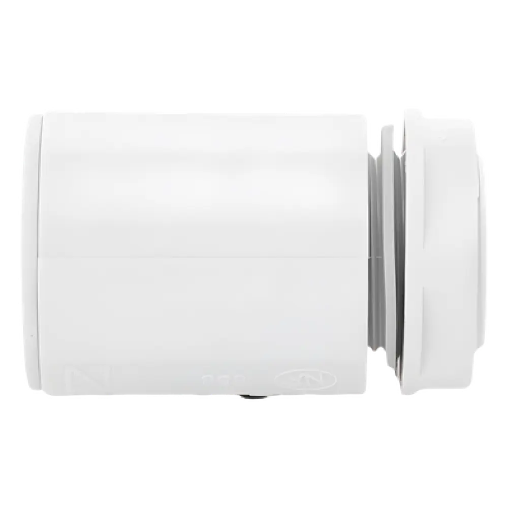Conector de Tubería Rígida a Caja / PVC Auto-extinguible / 50 mm / IP65 / -24°C a 60°C / Sin Halógenos