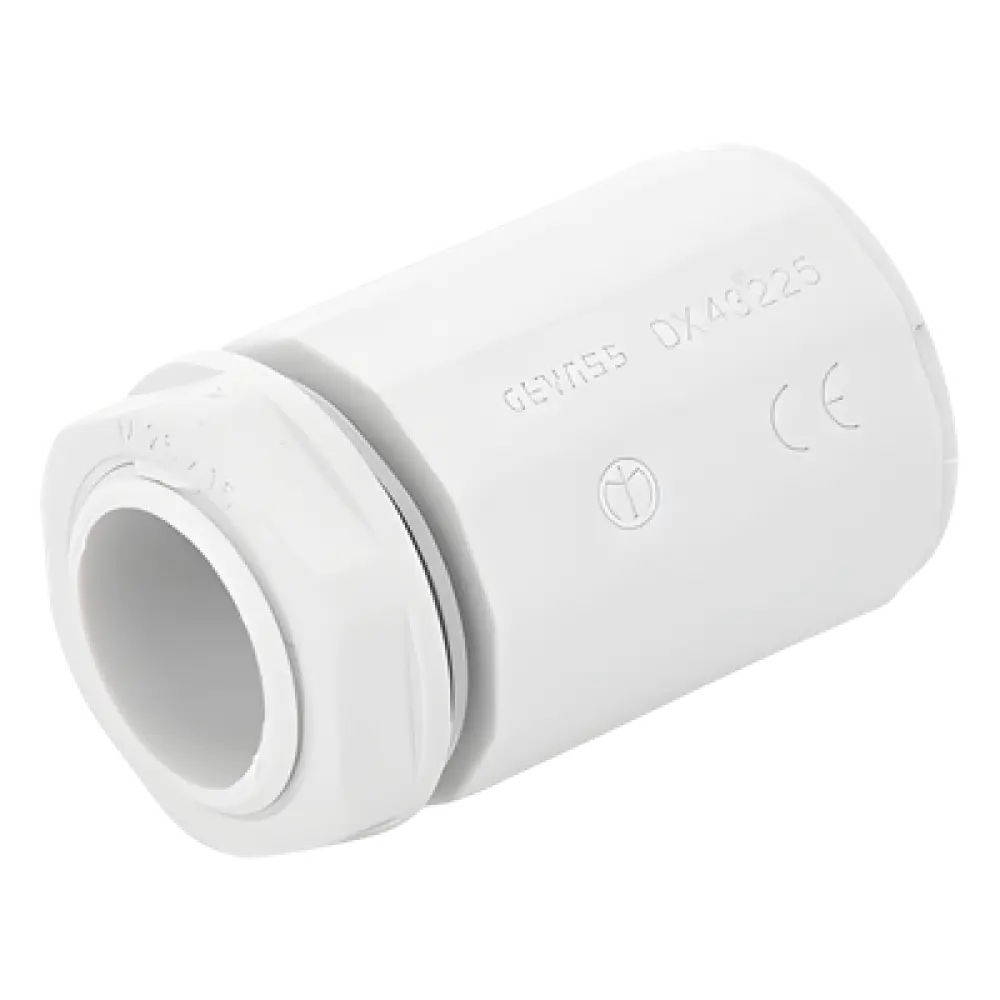Conector de Tubería Rígida a Caja / PVC Auto-extinguible / 50 mm / IP65 / -24°C a 60°C / Sin Halógenos