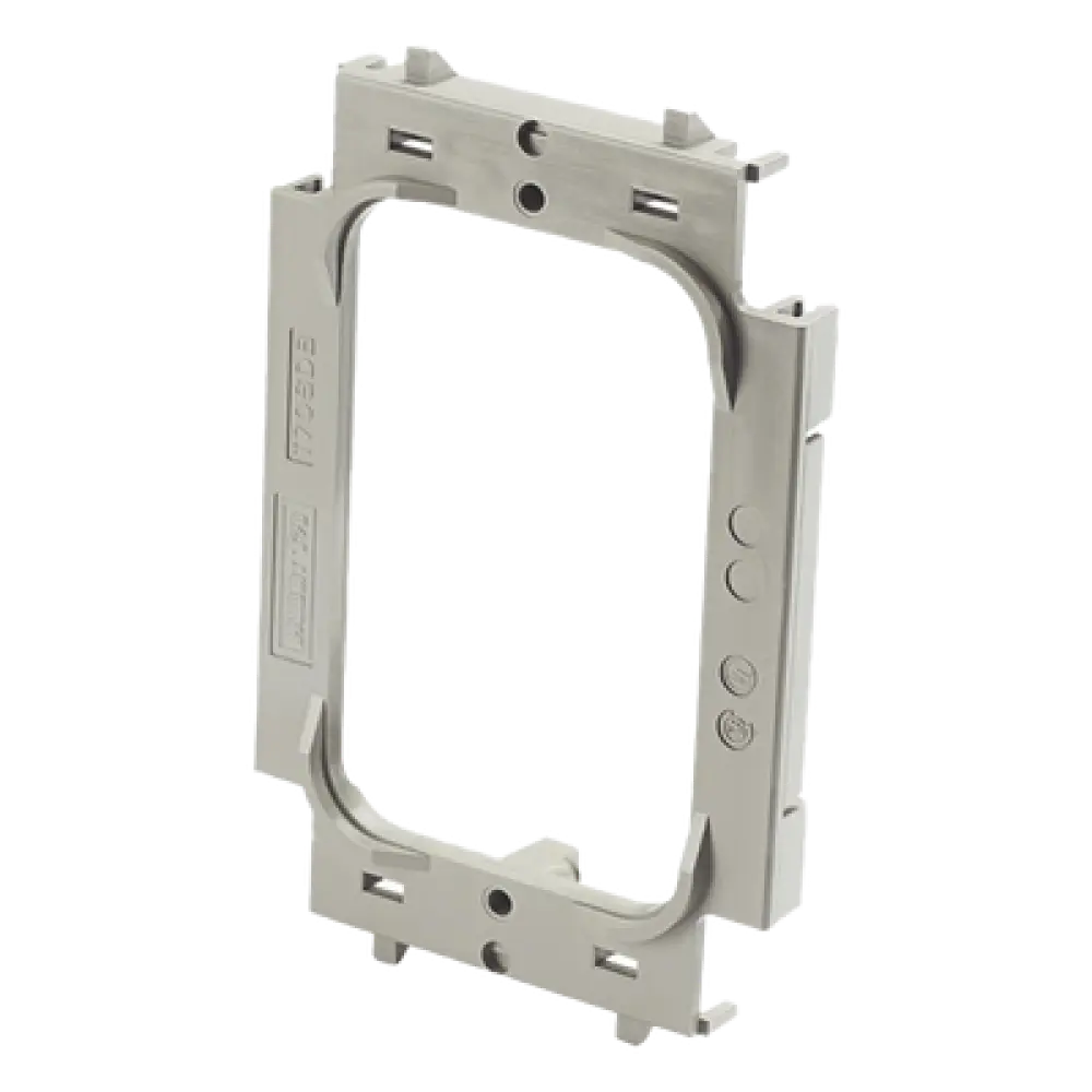 Adaptador Atornillable para Faceplate / PVC Gris / 2.75 in x 4 in / 0.33 ft / Montaje Atornillado