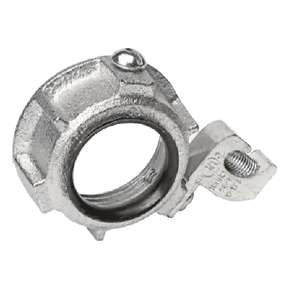 Monitor de Puesta a Tierra / 3/4" / Hierro Maleable / Zinc Electrozincado / Casquillo Aislado / 1.3 x 0.6 x 0.75 in
