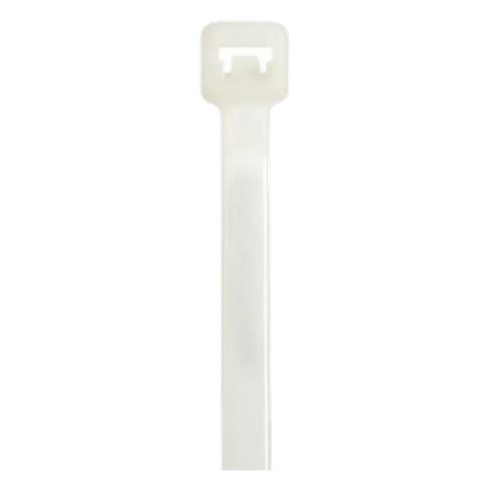Cincho de Nylon / 250 mm (9.84 in) largo x 4.8 mm ancho / Plenum / Rango -40°C a 85°C / Tensión 178 N / UL 62275 / Paquete 100 pz