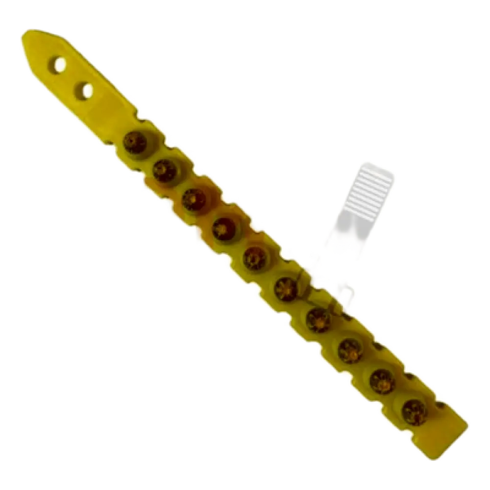 Cartucho Industrial para Fijación Directa / Calibre 27 / Casquillo Bronce 8x9 mm / 100 Piezas / Intervalo 4 mm
