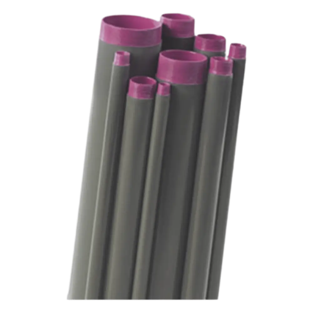 Tubo Conduit Rígido de Aluminio / Recubrimiento PVC 40 mils / Rosca Uretano Púrpura 2 mils / 1/2" (12.7 mm) / Longitud 3.05 m (10 ft) / Aleación 6063-T5