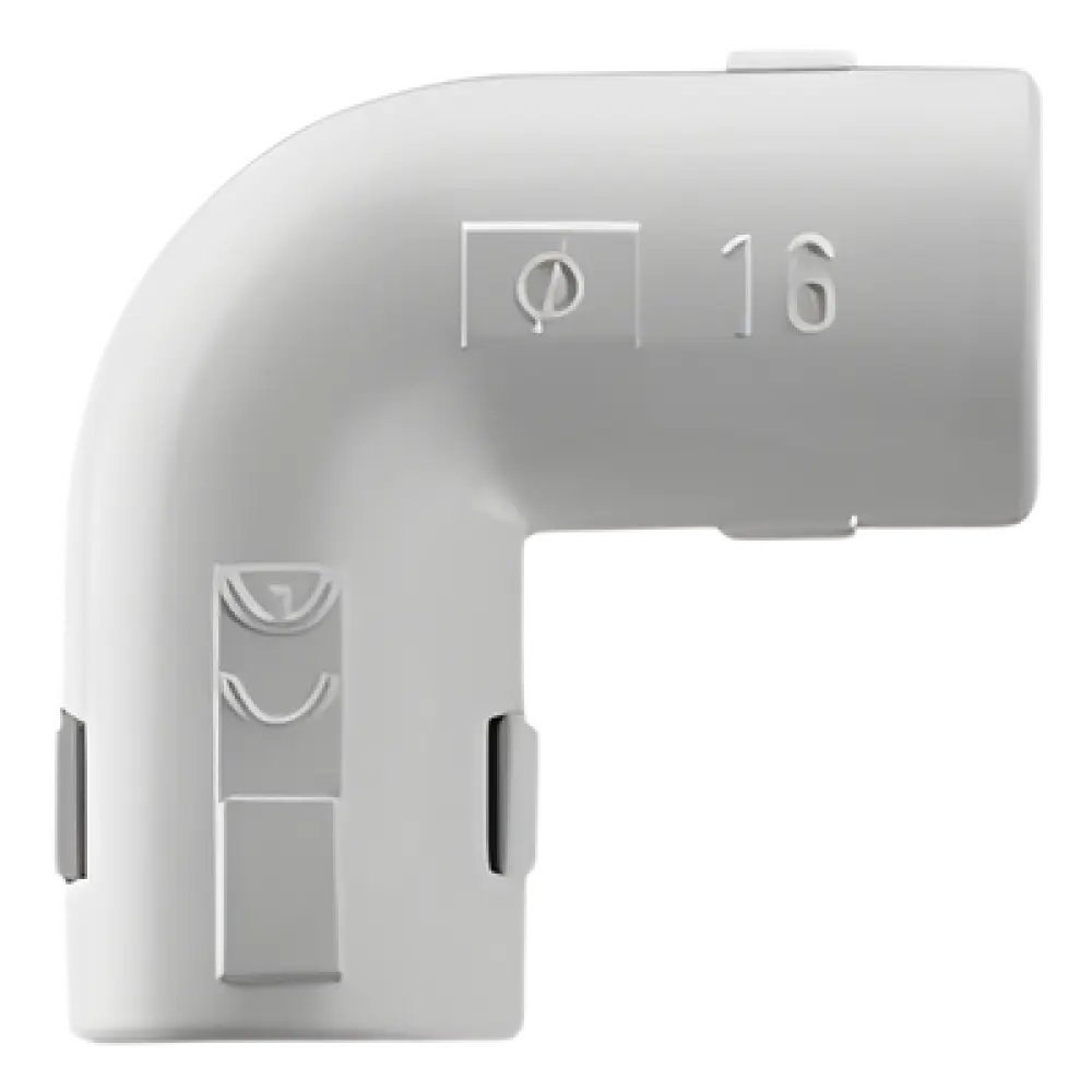 Codo 90° para Tubería Rígida / 32 mm / PVC Auto-extinguible / Libre de Halógenos / Unión por Adhesivo