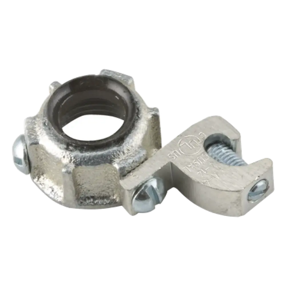 Conector para Conduit Rígido IMC / 1 in (25.4 mm) / Hierro Maleable / Orejeta de Conexión a Tierra / UL y CSA