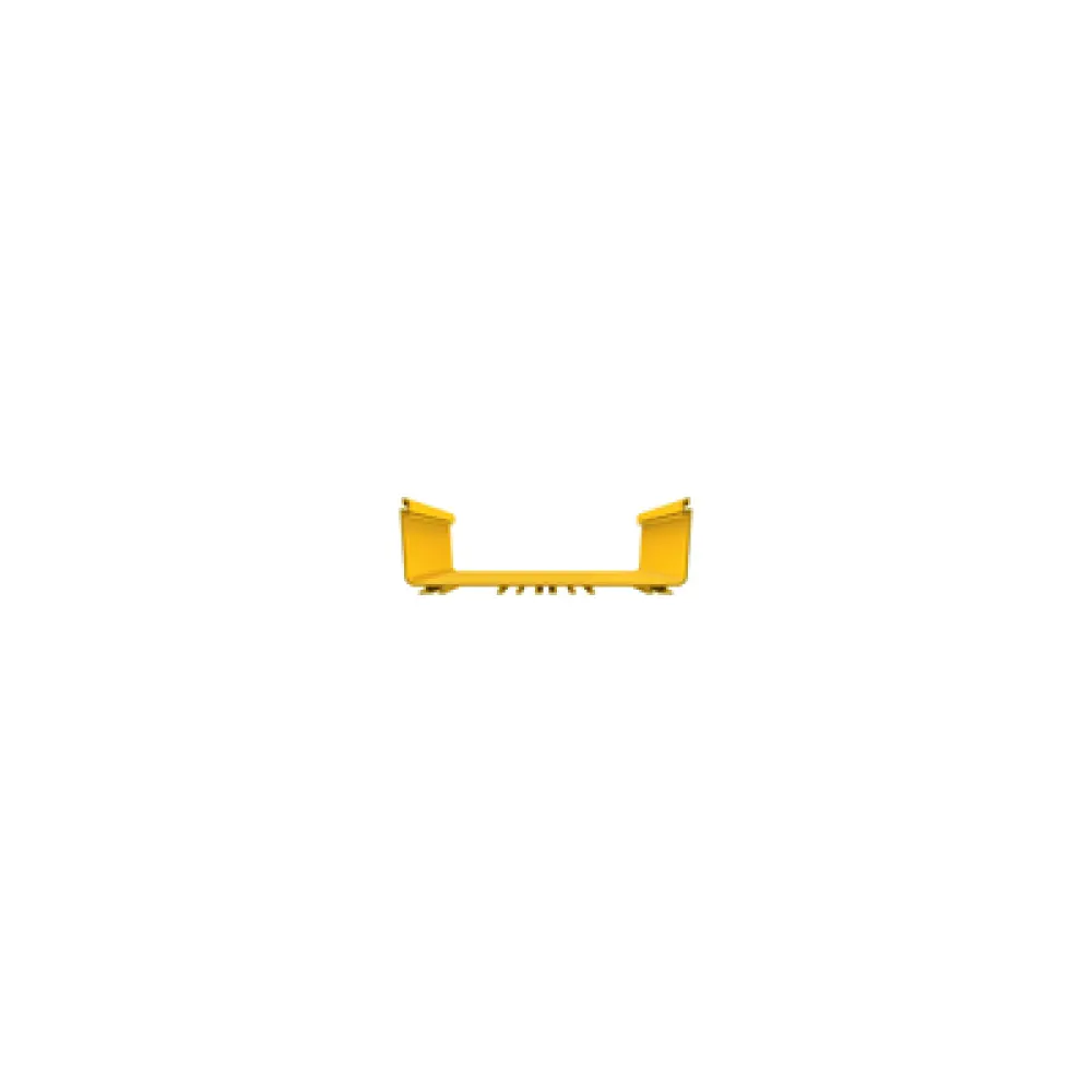 Canaleta de Enrutamiento / 12x4 Pulgadas / PVC Rígido UL 94V-0 / 3 m (9.8 ft) de Largo / Sistema QuikLock / Color Amarillo