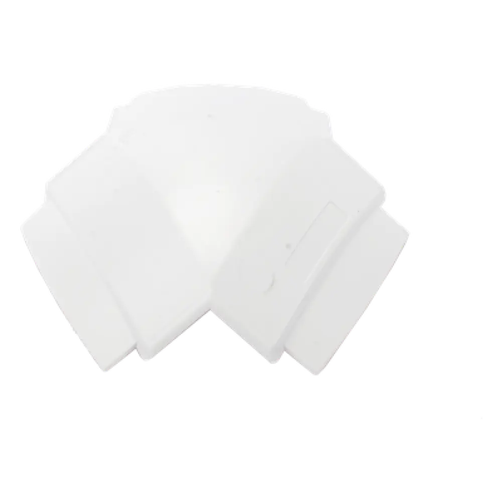 Kit de Canaleta 90° / División Integrada / PVC Rígido y ABS / Cinta Adhesiva Incluida / -20°C a +75°C / 3,344 mm²