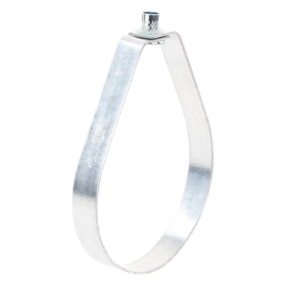 Abrazadera Tipo Pera / 6" (170 mm) / Carga 1,186 kg / Tuerca 1/2" / Monobloque Sin Tornillos / Cincado Electrolítico 5 micras